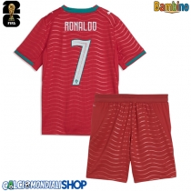 Maglie da calcio Portogallo Cristiano Ronaldo #7 Prima Maglia Bambino Mondiali 2026  Manica Corta (+ Pantaloni corti)